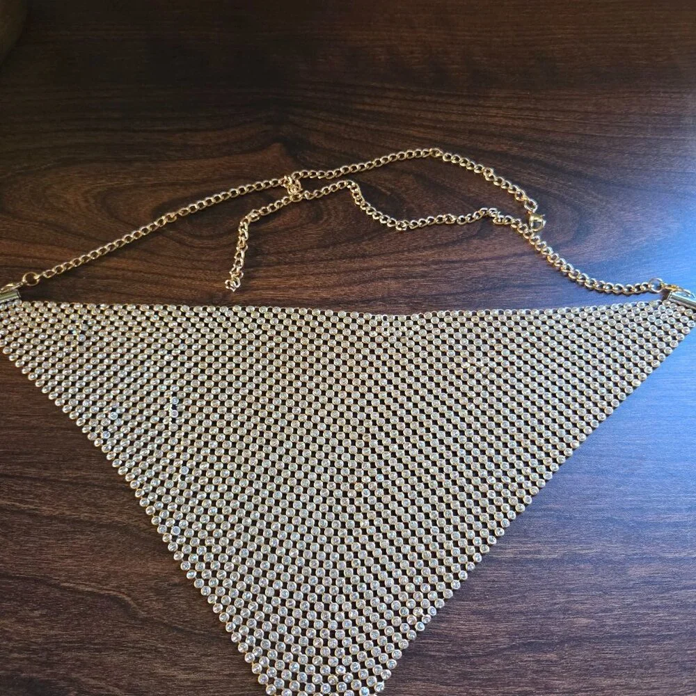 Rhinestone Face Mask